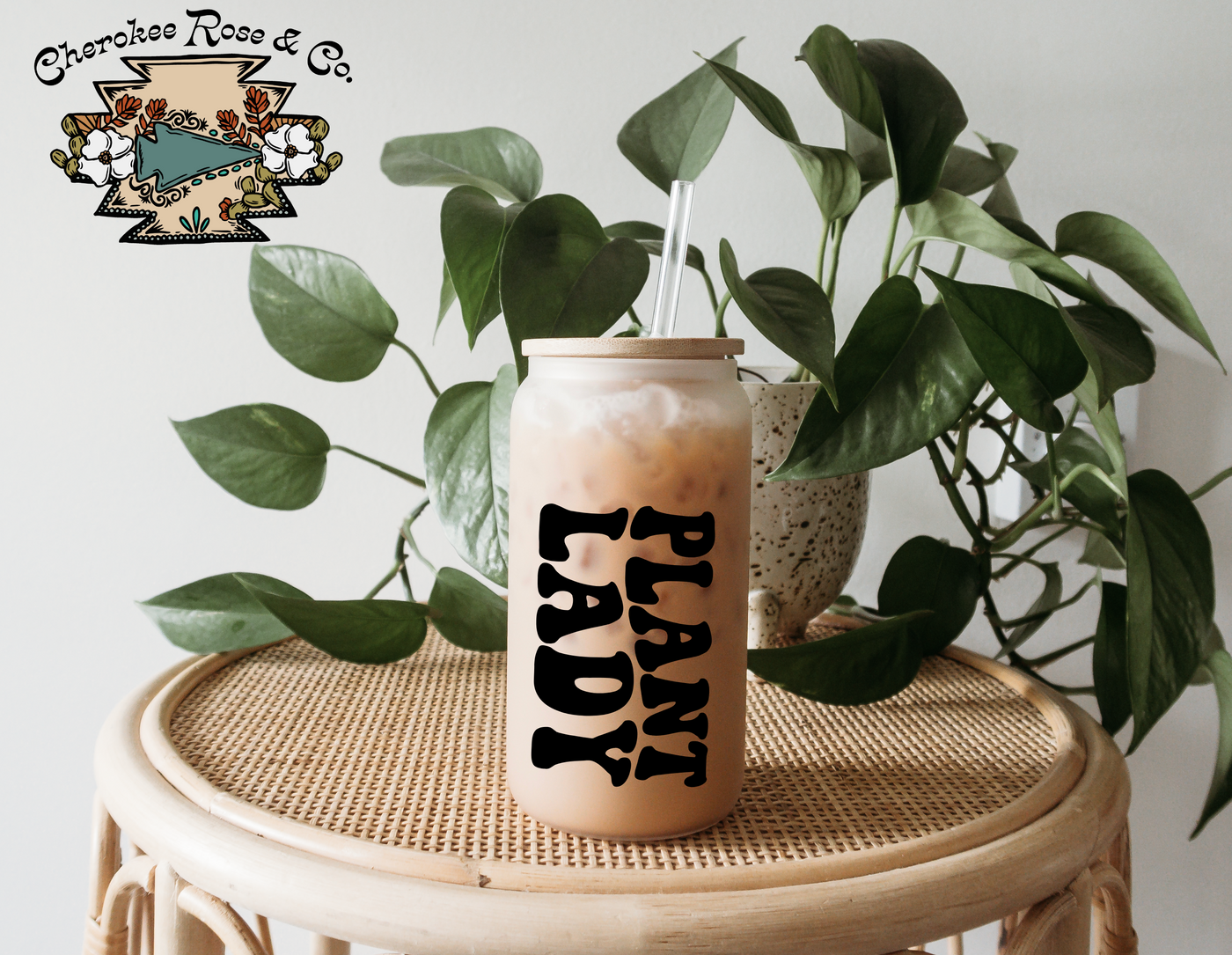 Plant Lady Glass Tumbler