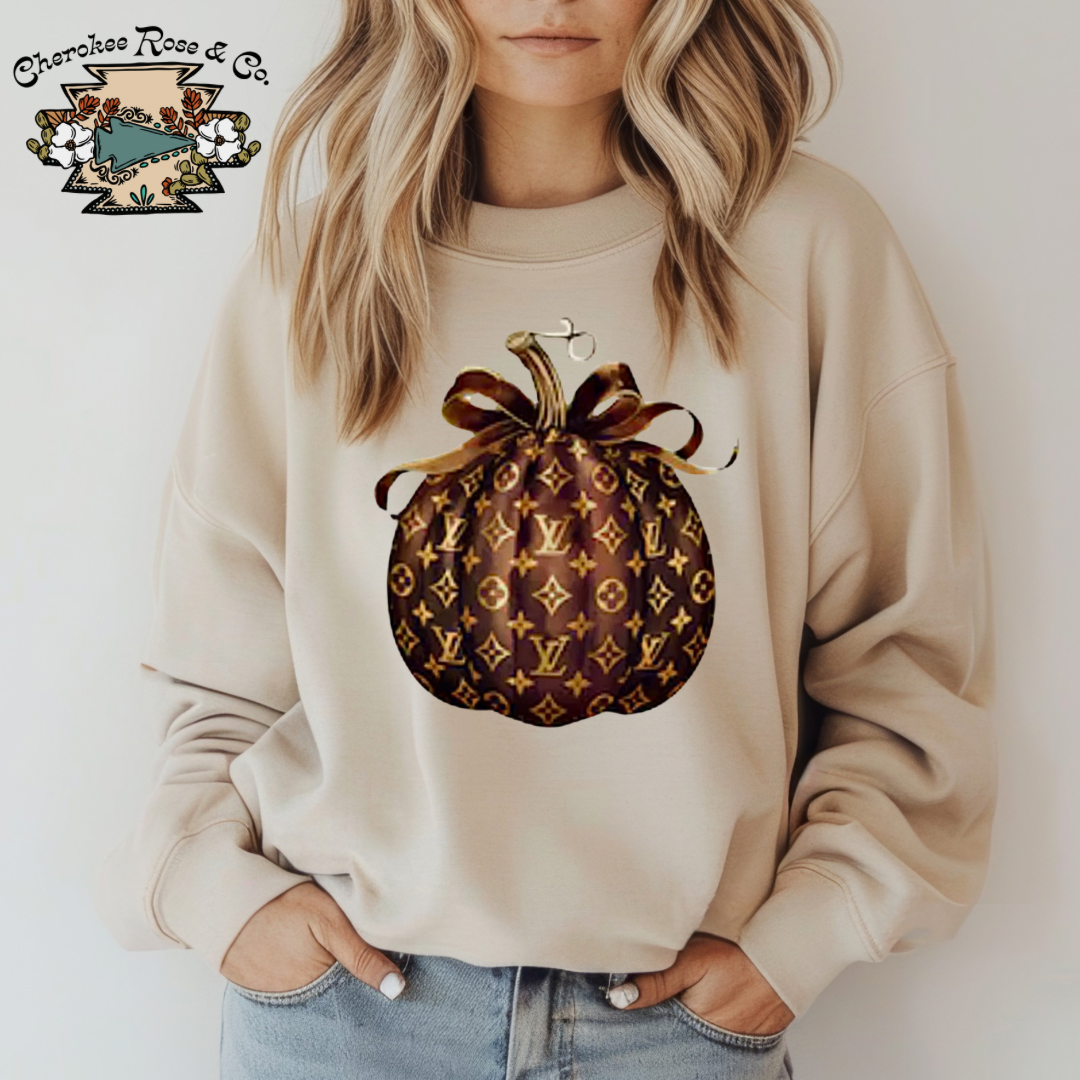 Adult Boujee Pumpkin Sweatshirt