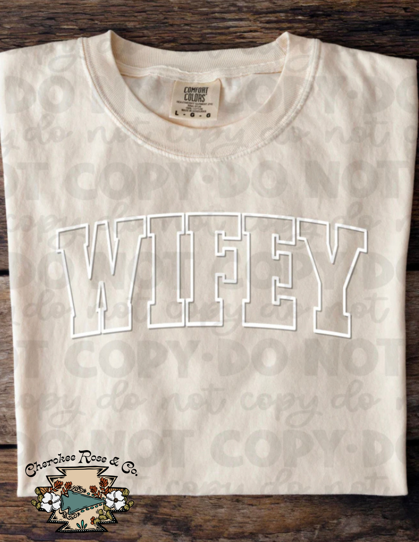 Wifey Puff Print Tee